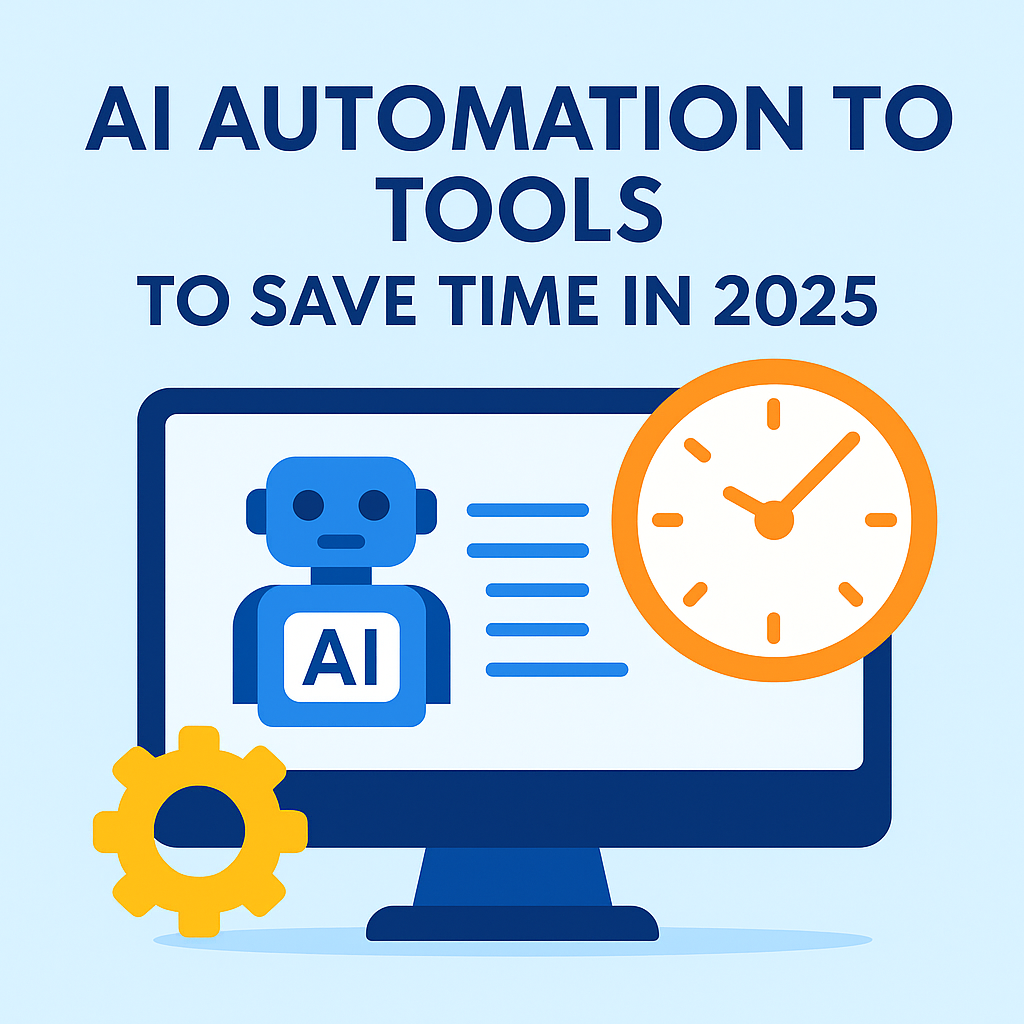 AI automation tools to save time in 2025