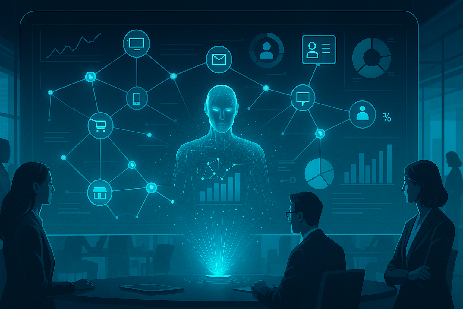 AI Customer Journey Automation Platform – Predictive analytics, personalization, and multi-channel customer journey map visualization