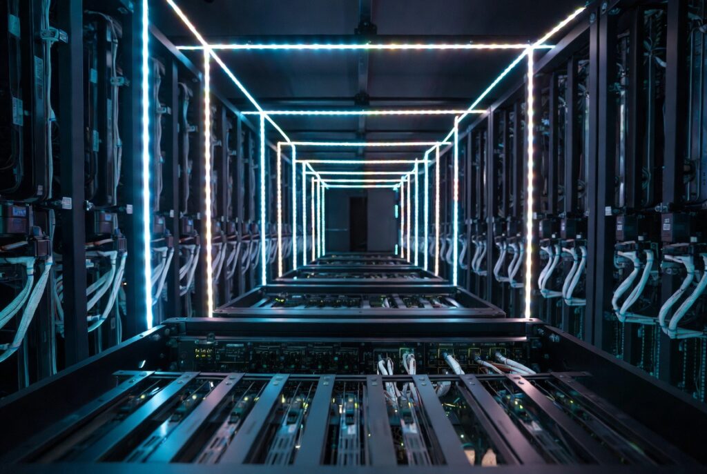 VPS hosting for WordPress — high-performance NVMe server rack powering a fast WordPress website in 2026