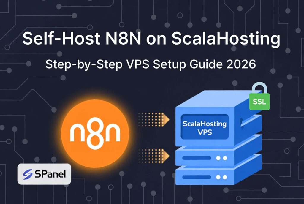 8 steps to install N8N on ScalaHosting VPS with PM2 and Nginx