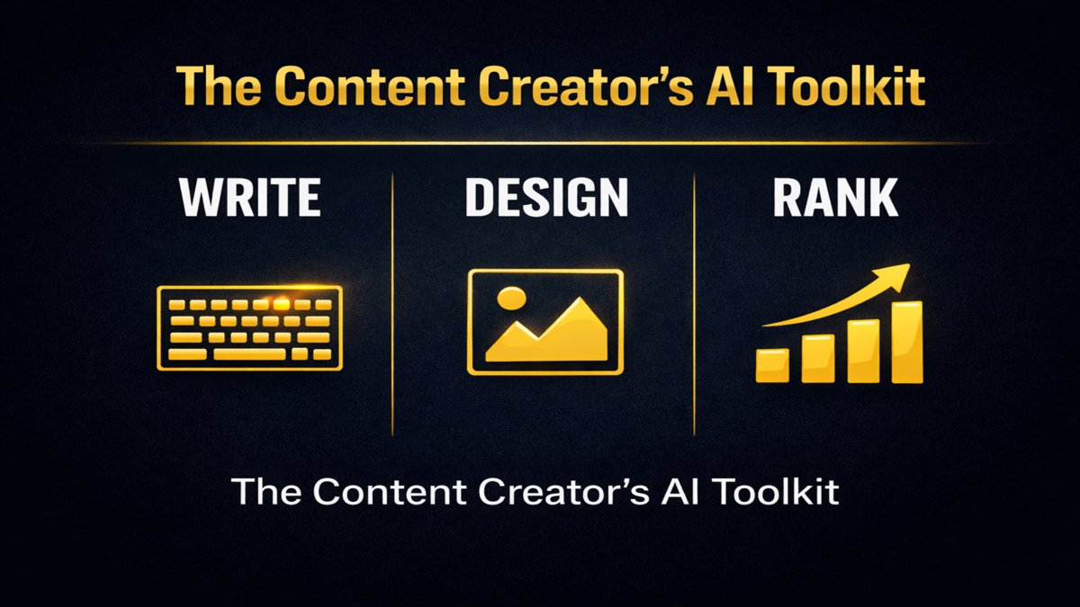 AI tools for content creators covering writing design and SEO ranking workflow