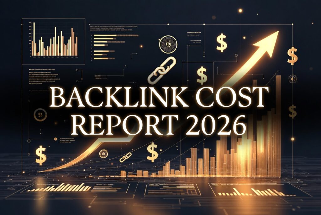 Cost of backlinks in 2026 SEO intelligence report showing backlink pricing data for Claude Code, manual outreach, and paid link services