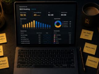keyword research tool dashboard showing search volume and keyword difficulty data 2026